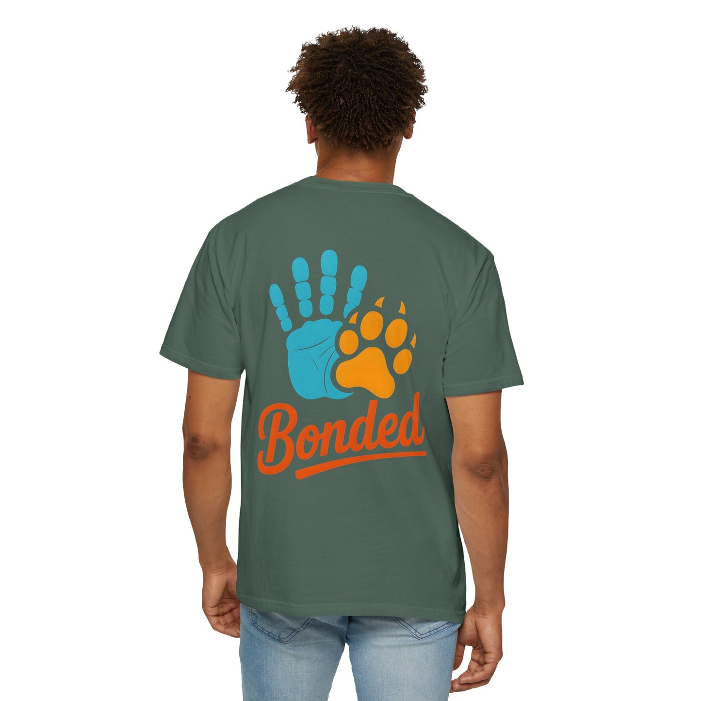 Bully Bond Premium Tee – Athlete & Pitbull Companionship Art (Comfort Colors 1717)