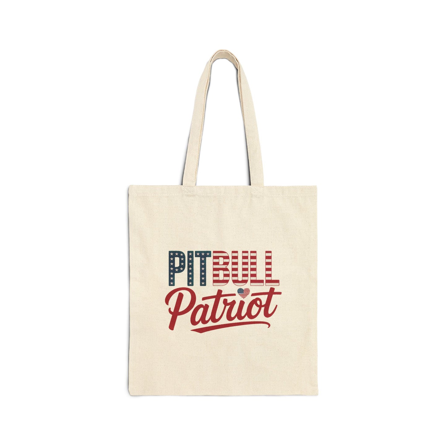 Patriot Pitbull Canvas Tote Bag – Bully Bond Corp