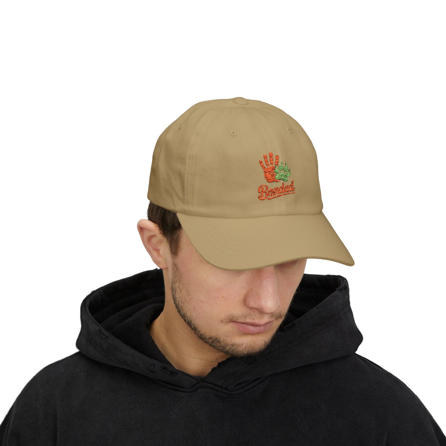 Bonded Hand & Paw Embroidered Dad Cap – Yupoong 6245CM