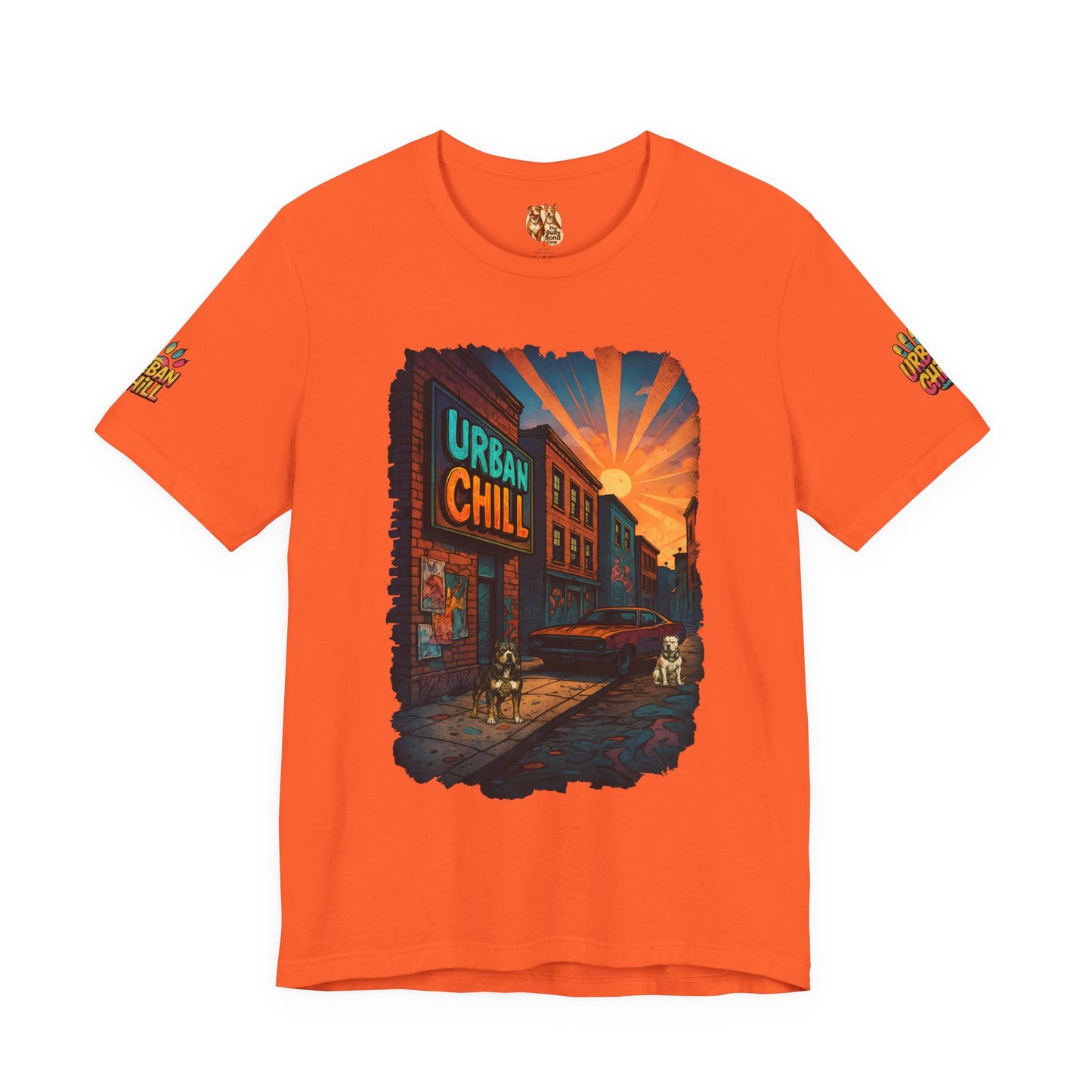 Urban Chill Sunset Pitbull Street Tee – Bella + Canvas 3001