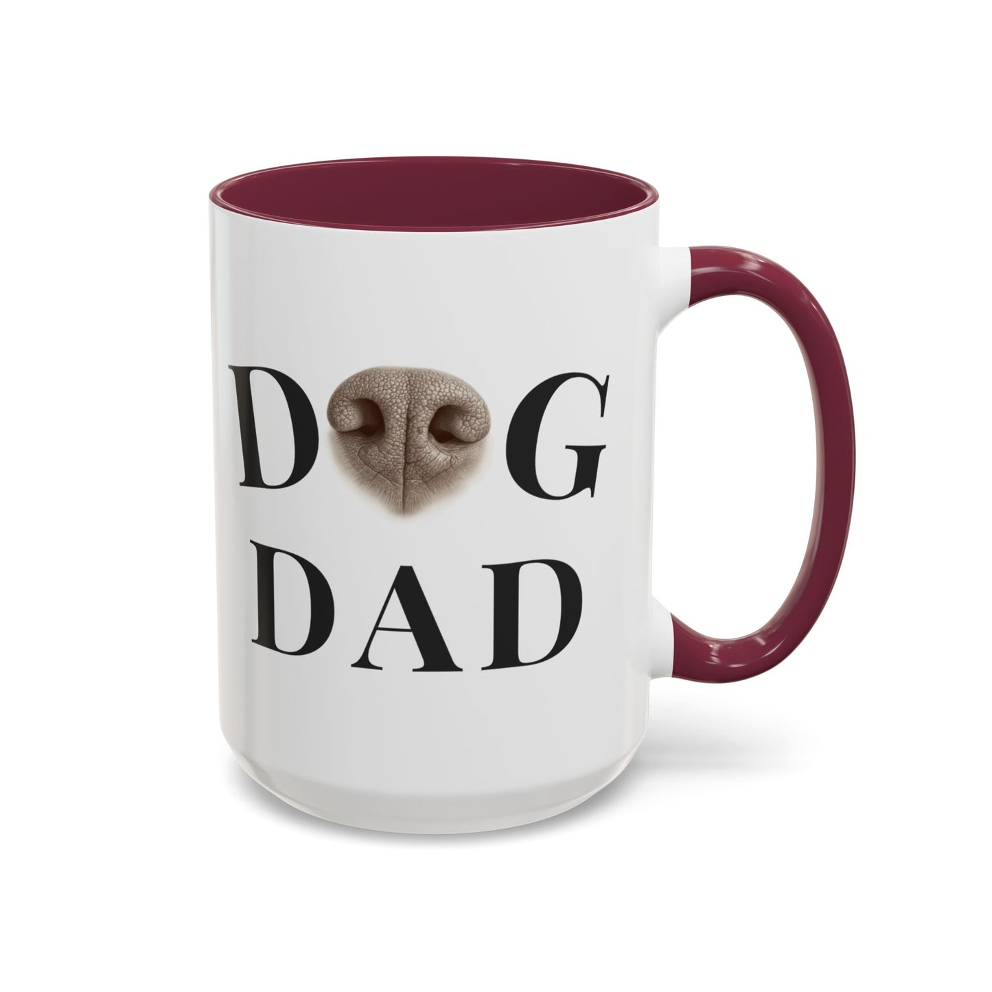 Personalized Dog Dad Mug – Your Dog’s Nose Custom Design