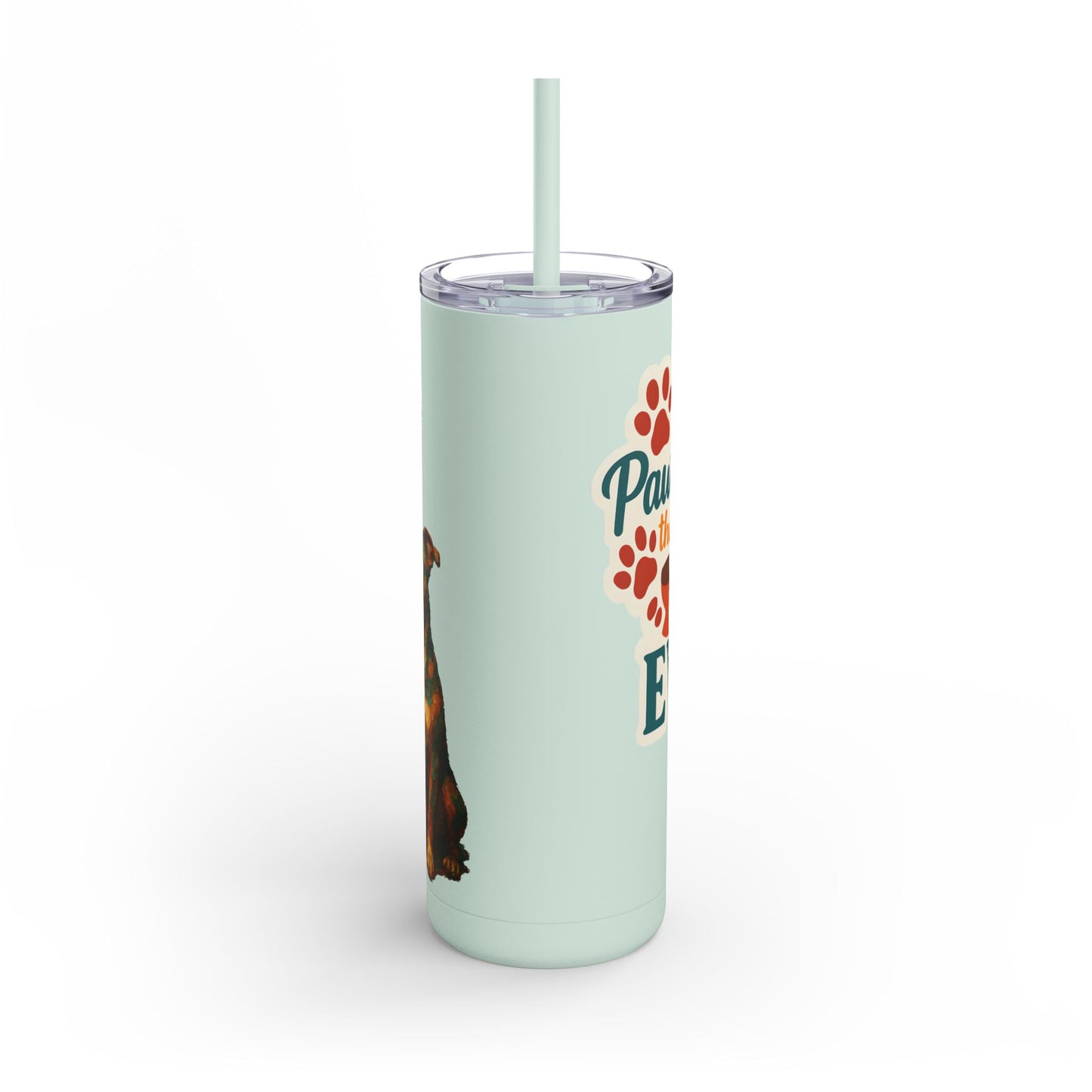 Paw-sitively the Best Dad Ever – 20oz Skinny Tumbler
