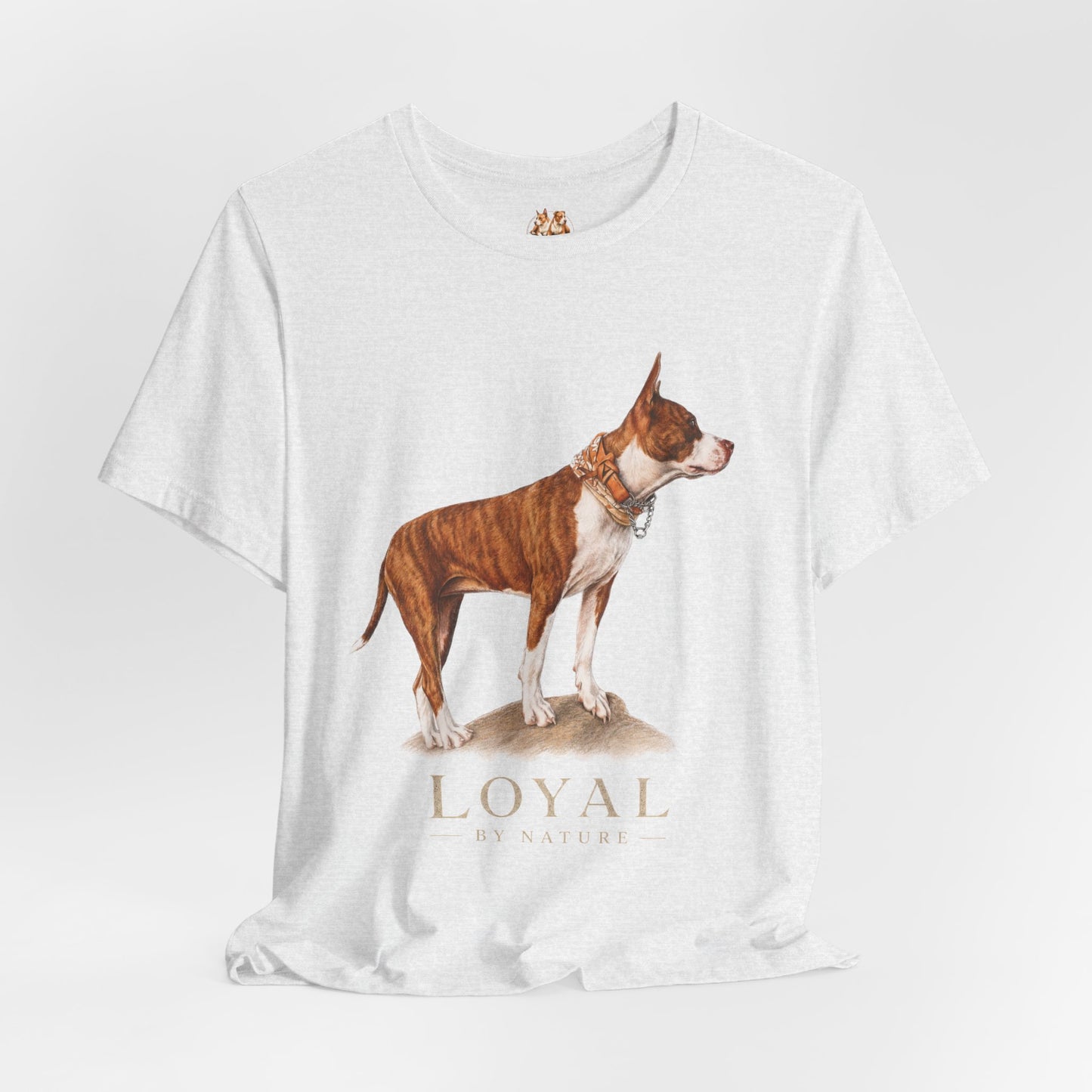 Custom Pit Bull Portrait T-Shirt | Your Dog as a Premium Digital Pencil Sketch | Personalized Powerbreed Apparel