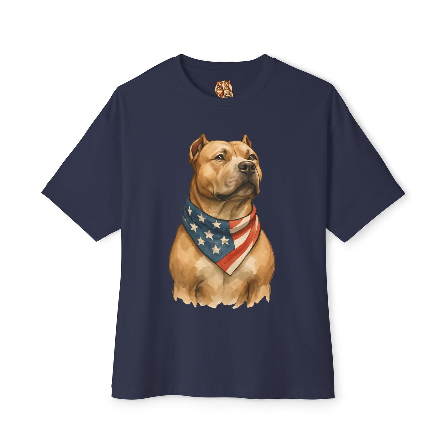 Pitbull Patriot | Bella + Canvas Tee | Double-Sided American Pride Shirt