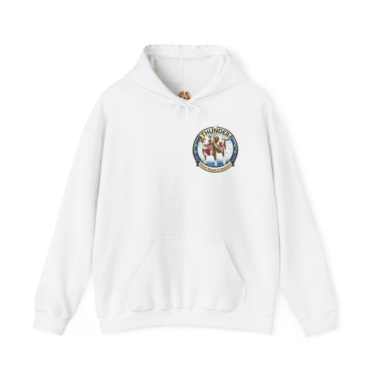 Thunder Pitbull Rescue & Sanctuary Hoodie | Custom Pitbull Apparel | Dog Rescue Hoodie