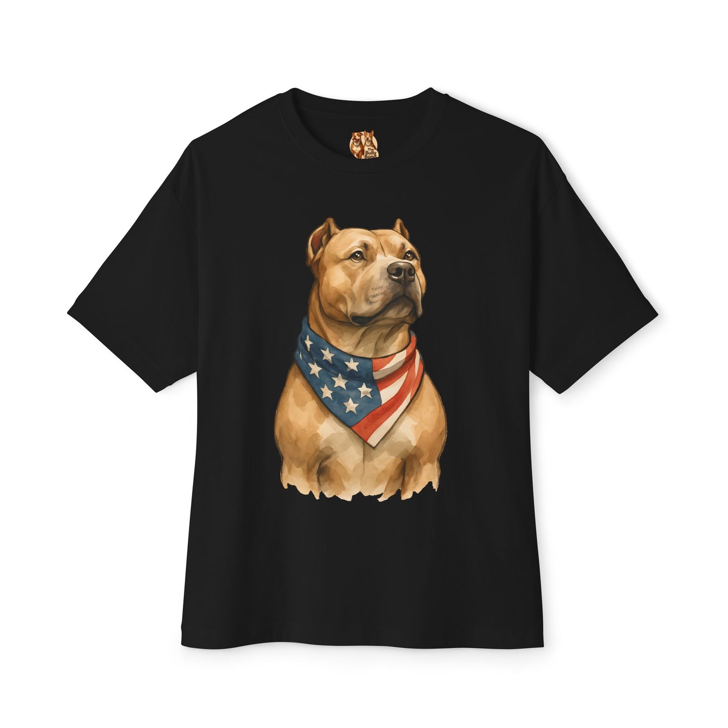 Pitbull Patriot | Bella + Canvas Tee | Double-Sided American Pride Shirt