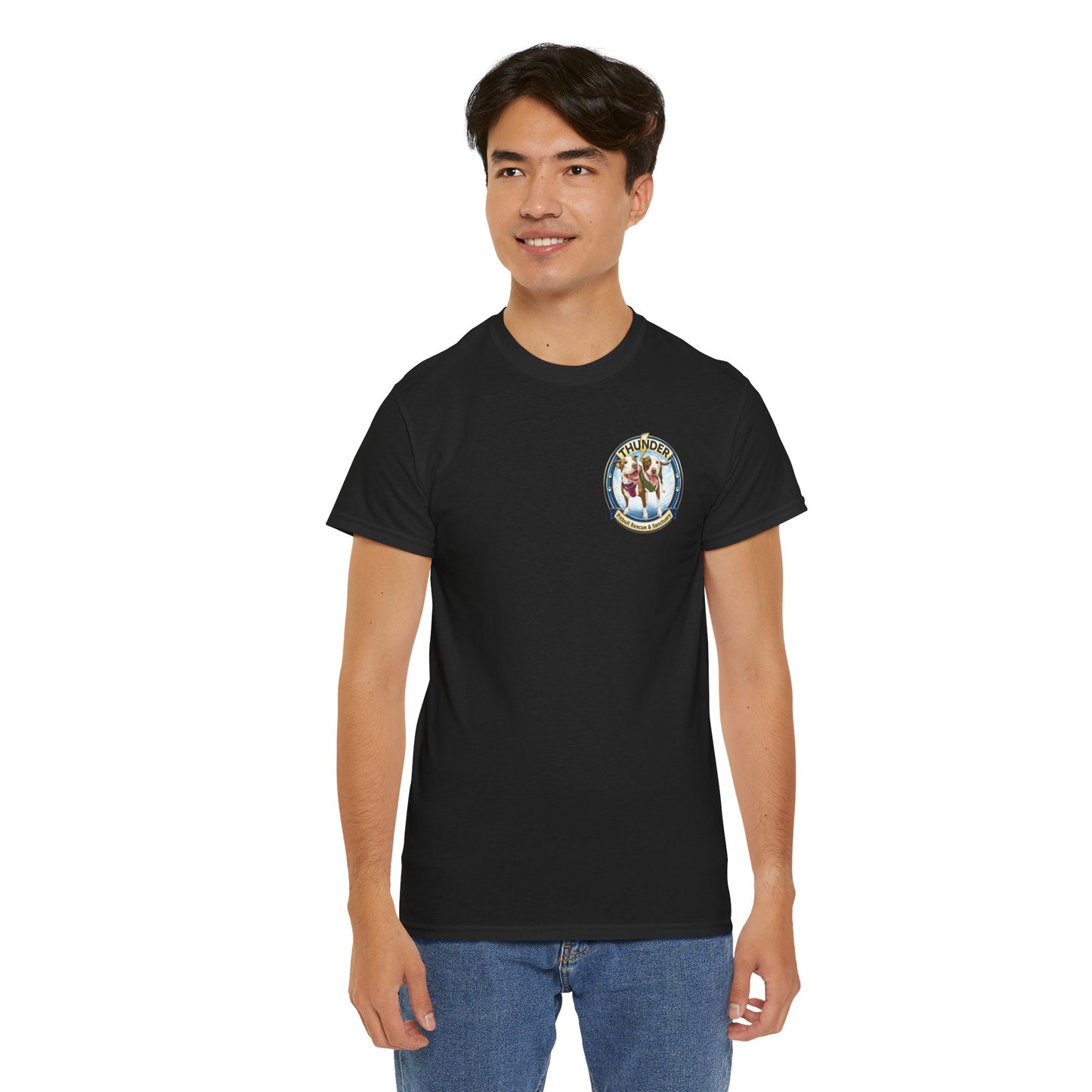 Thunder Pitbull Rescue & Sanctuary Shirt | Custom Rescue Dog Apparel | Pitbull Lovers Tee | Rescue Support Clothing