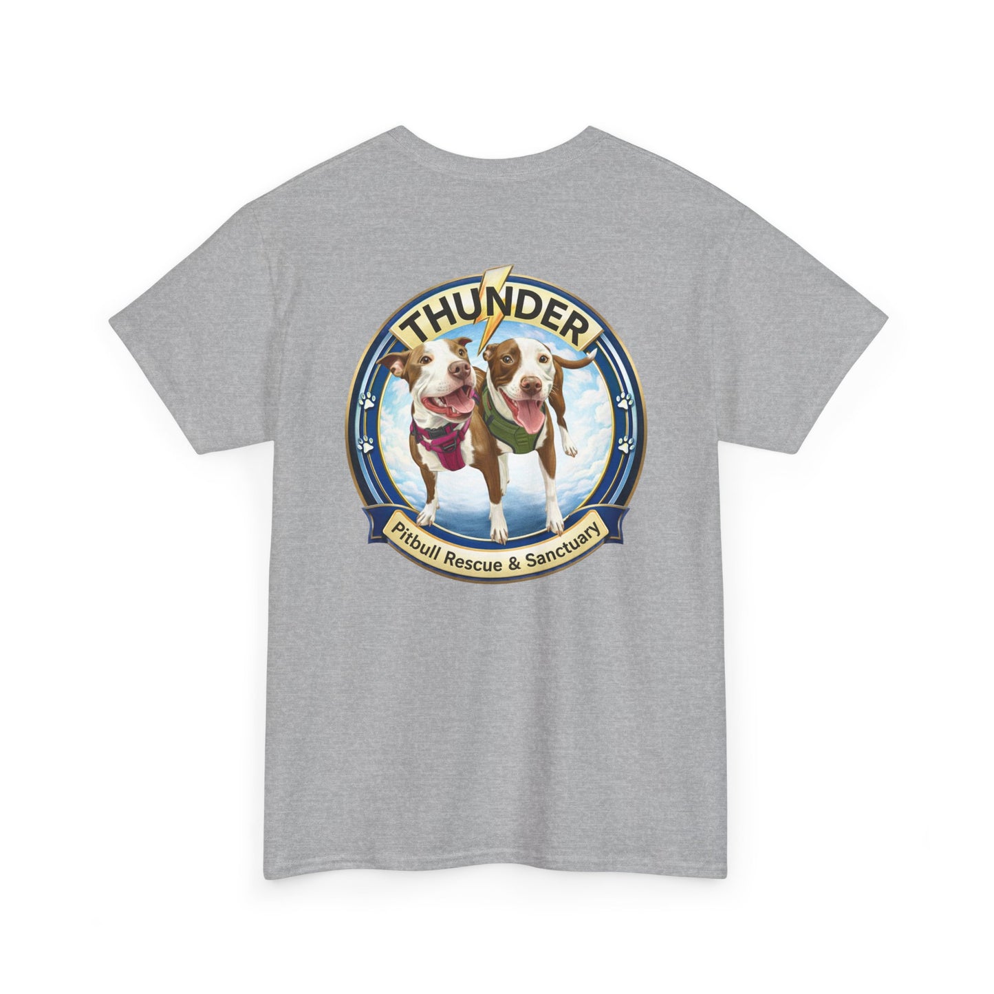 Thunder Pitbull Rescue & Sanctuary Shirt | Custom Rescue Dog Apparel | Pitbull Lovers Tee | Rescue Support Clothing