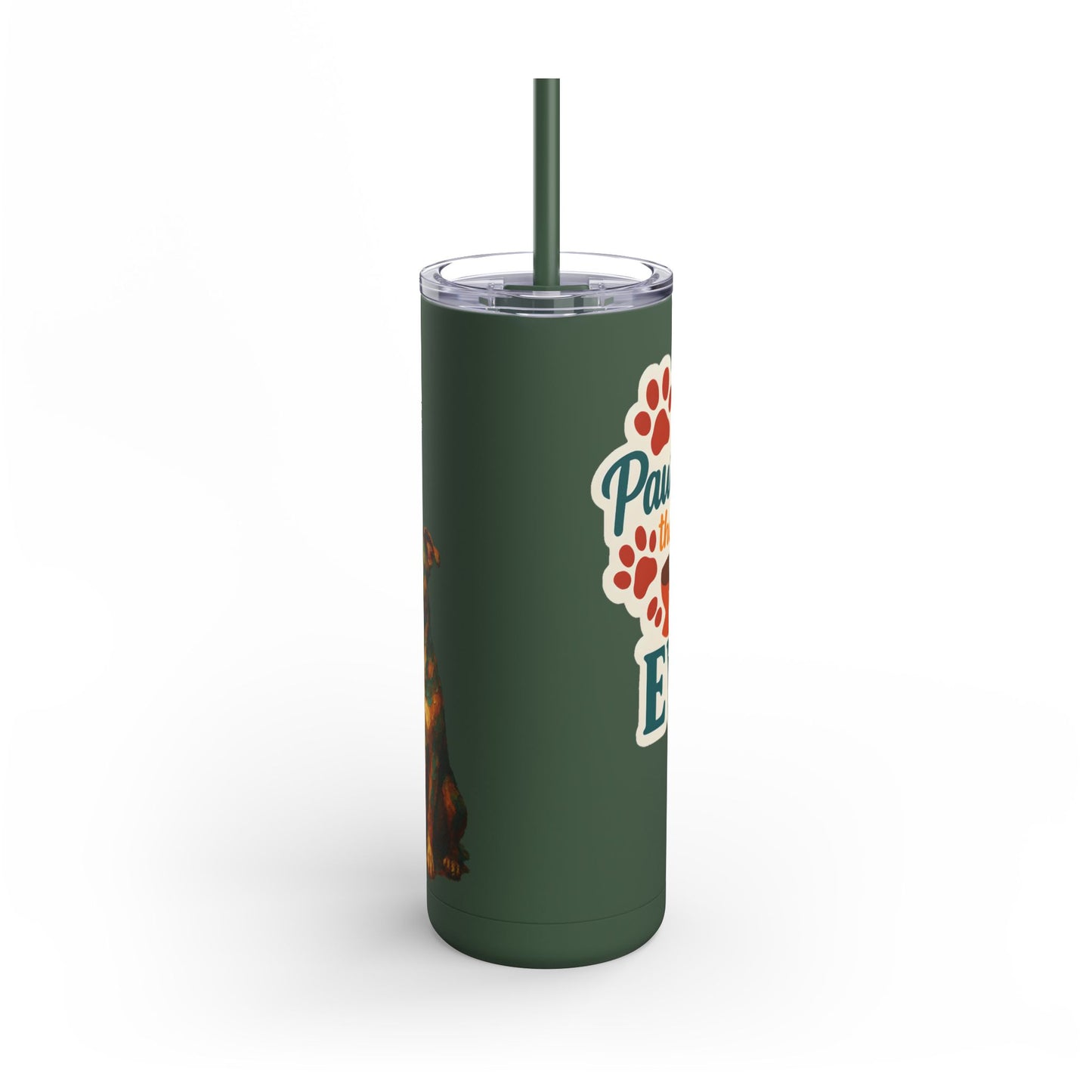 Paw-sitively the Best Dad Ever – 20oz Skinny Tumbler