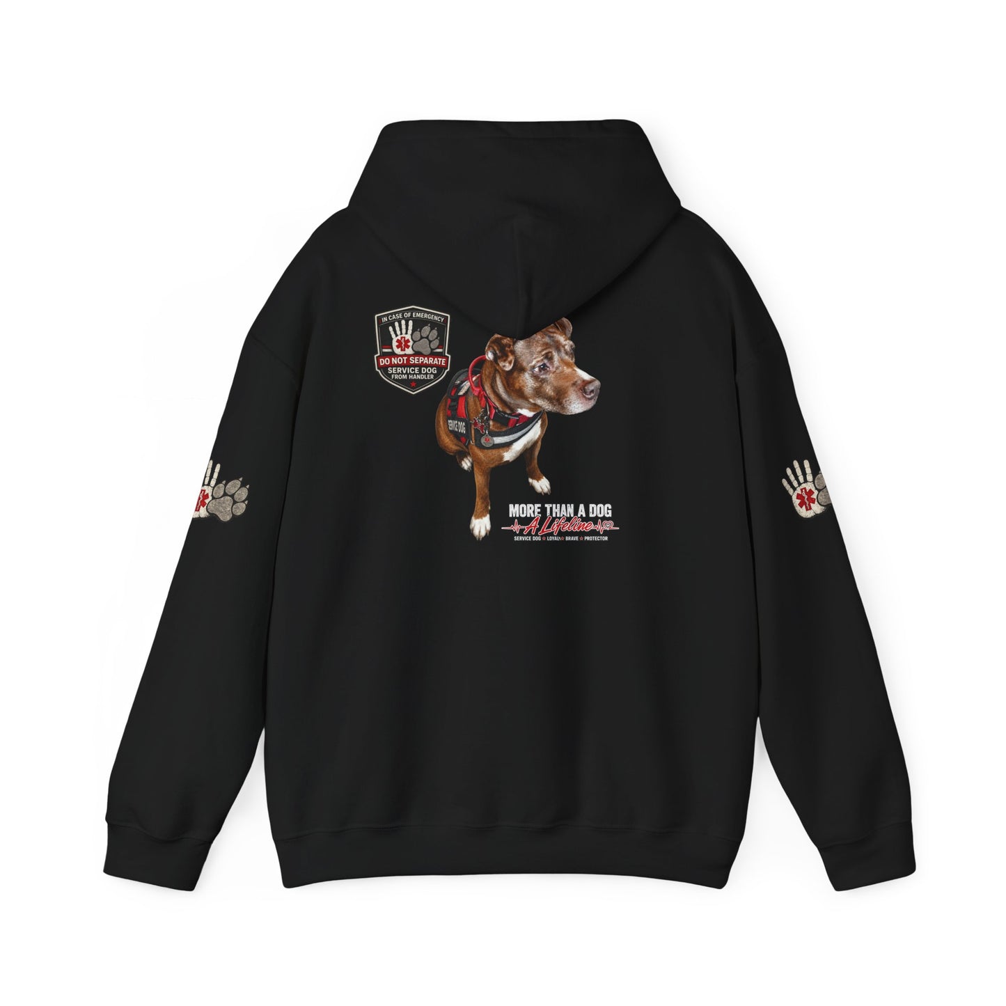 Custom Service Dog Tribute Hoodie – More Than a Dog, A Lifeline