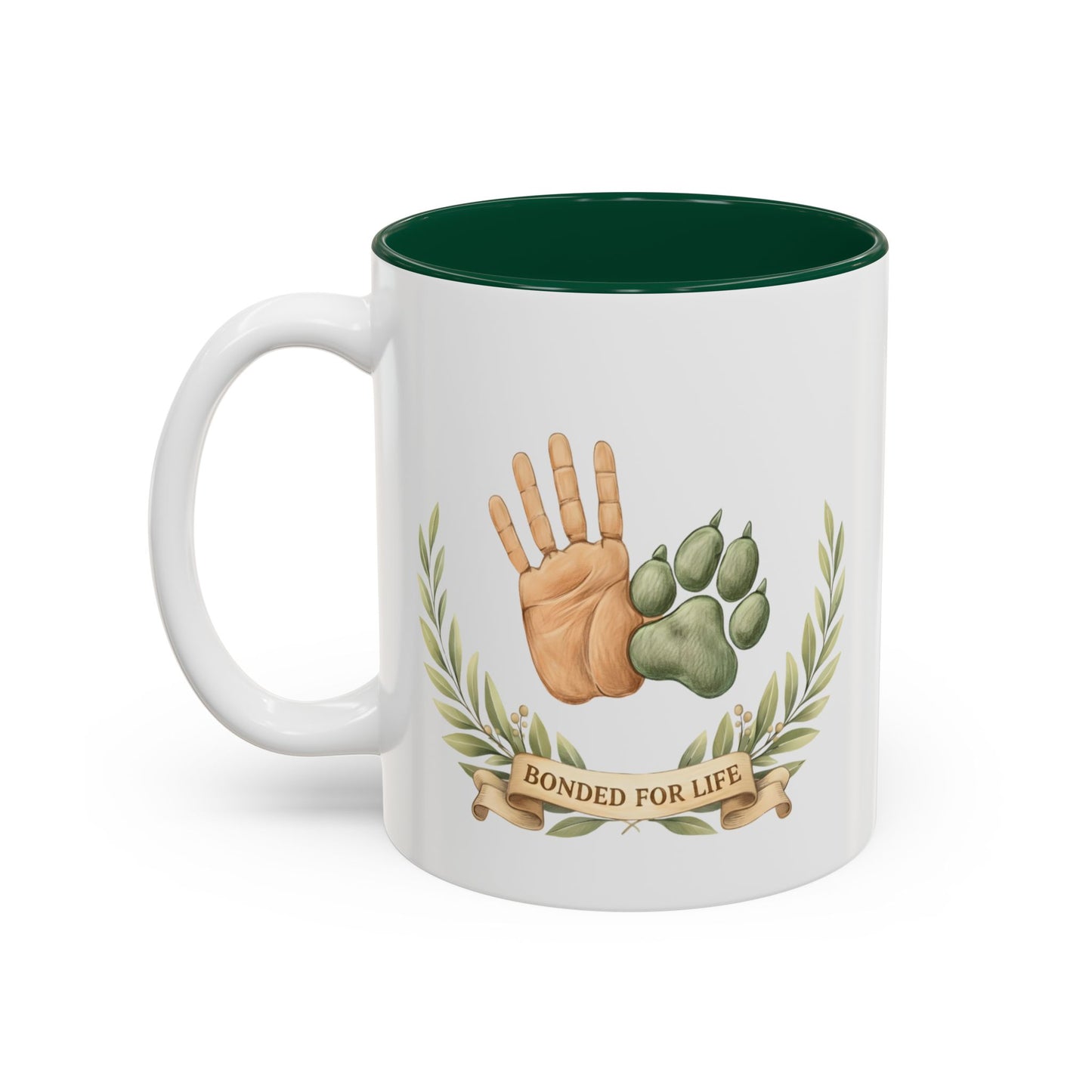 Personalized Dog Mug – Custom Digital Pencil Sketch Portrait (Ladies’ Edition – Bonded for Life)