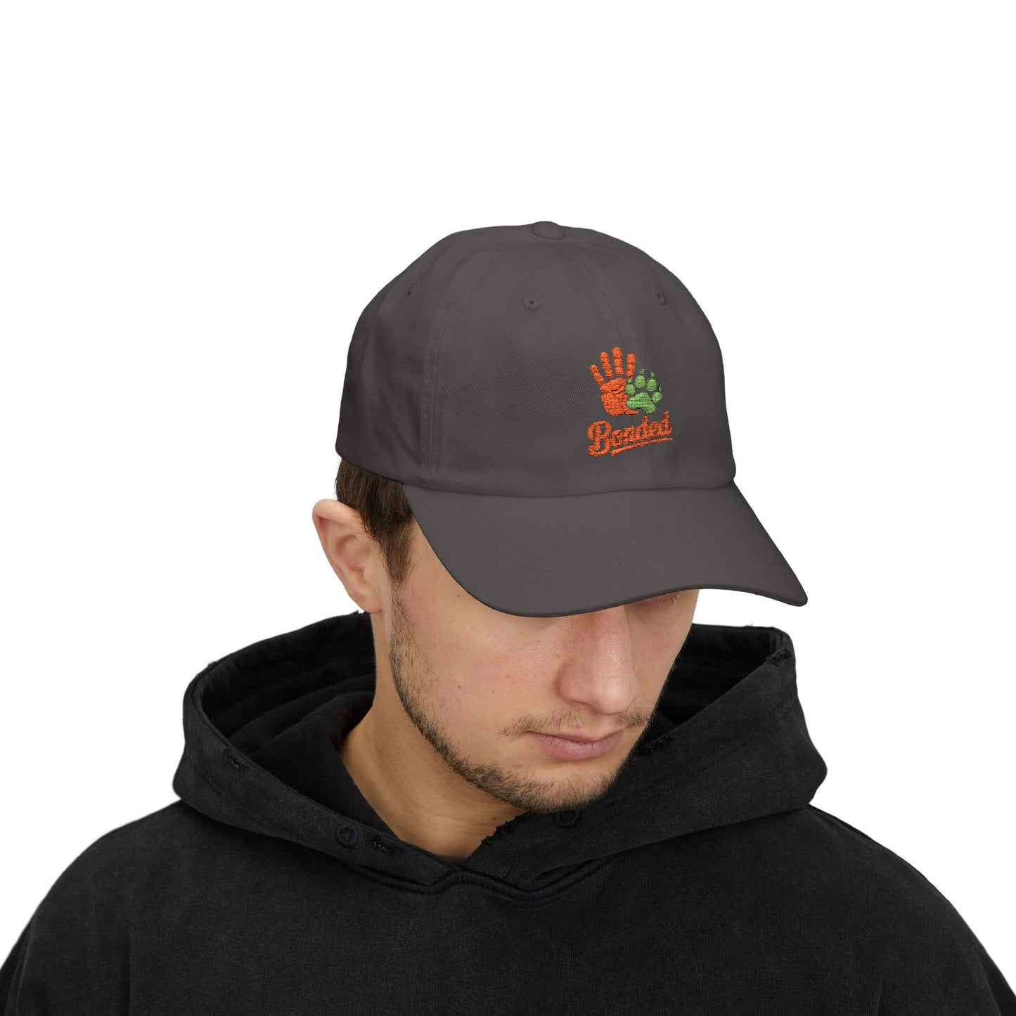 Bonded Hand & Paw Embroidered Dad Cap – Yupoong 6245CM