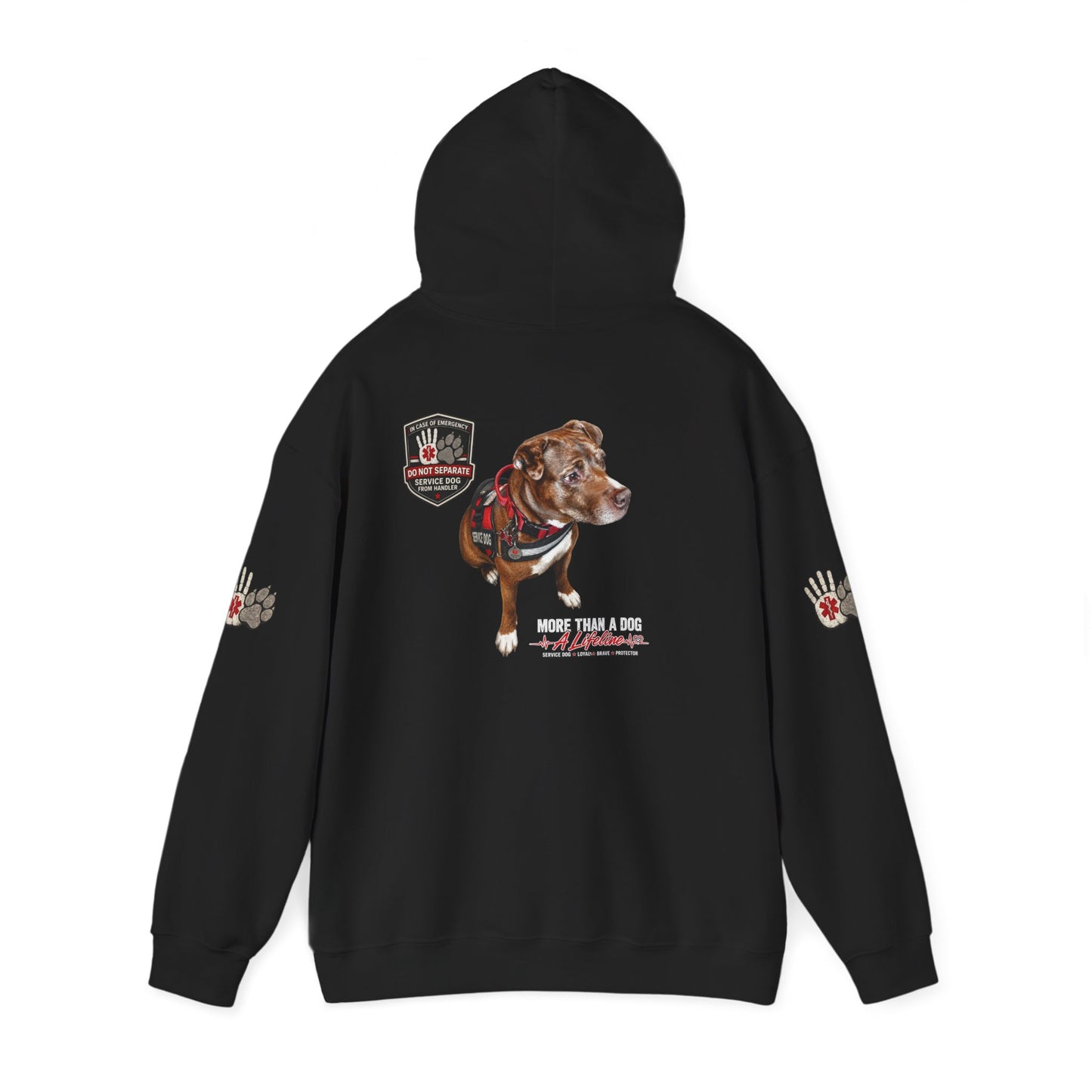 Custom Service Dog Tribute Hoodie – More Than a Dog, A Lifeline