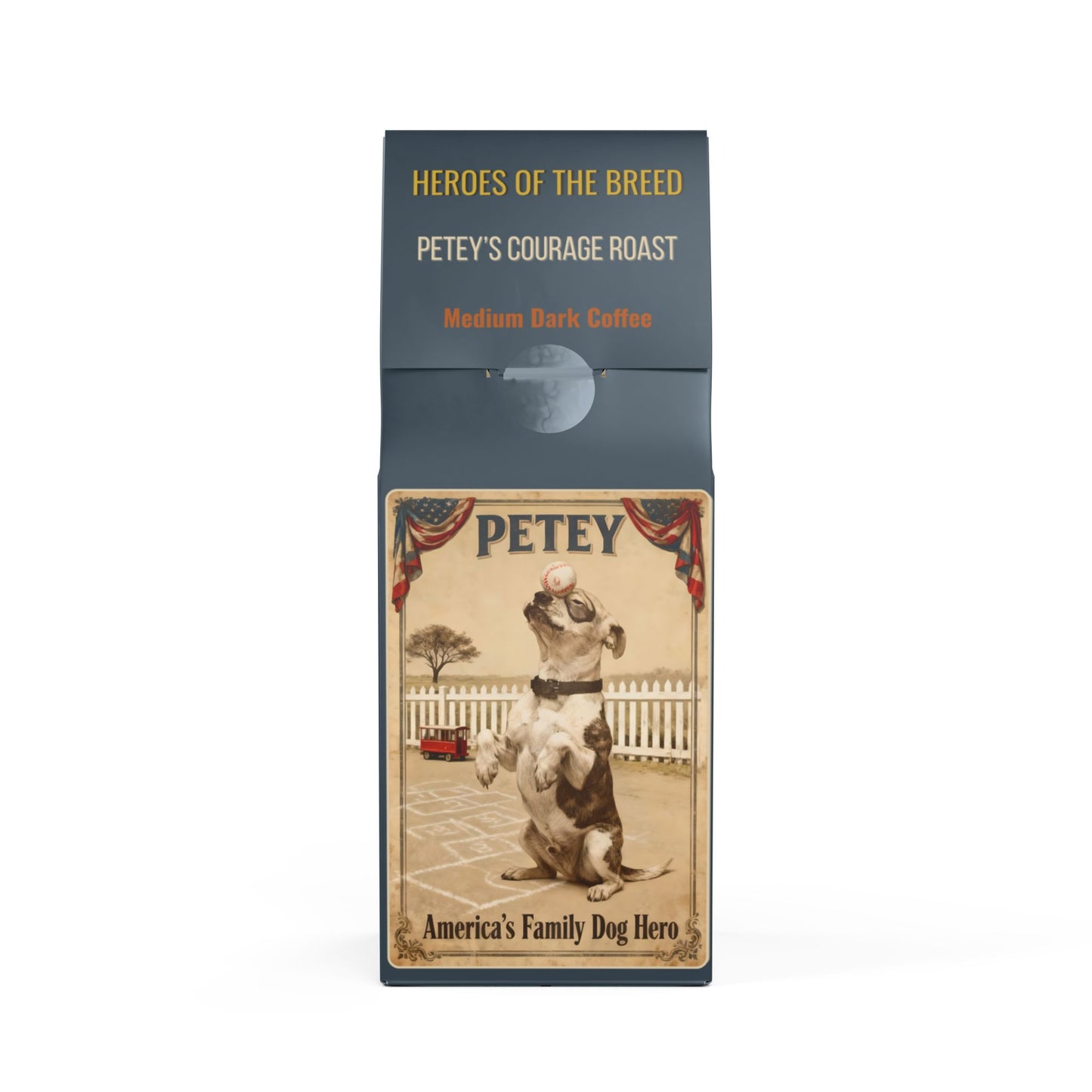 Petey’s Courage Roast – Medium-Dark Coffee