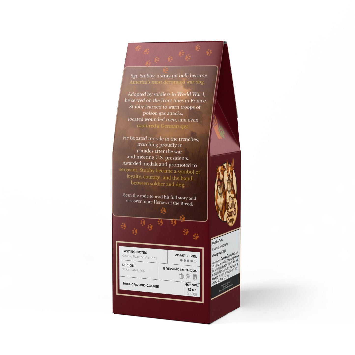 Stubby’s Braveheart Roast – Medium-Dark Coffee