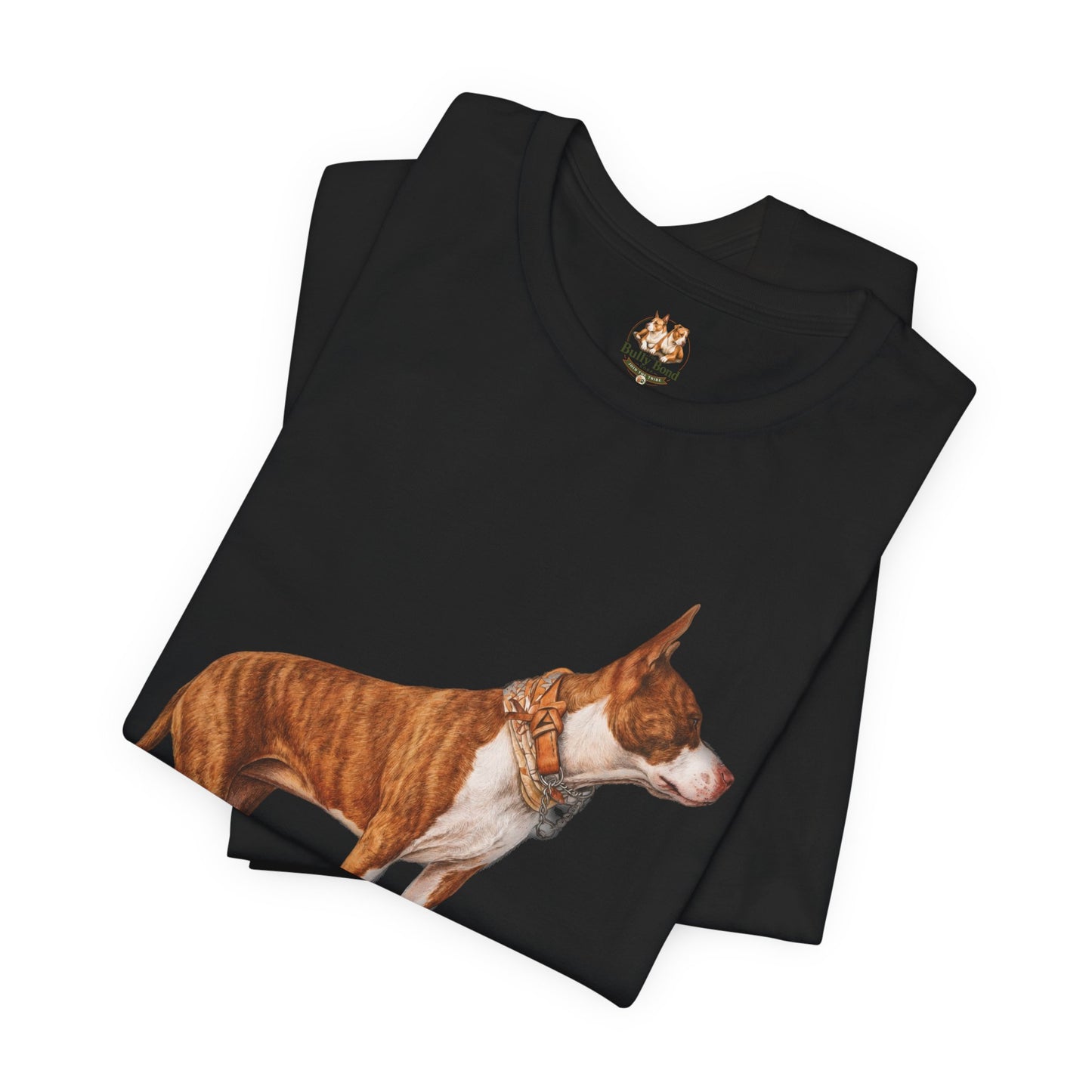 Custom Pit Bull Portrait T-Shirt | Your Dog as a Premium Digital Pencil Sketch | Personalized Powerbreed Apparel