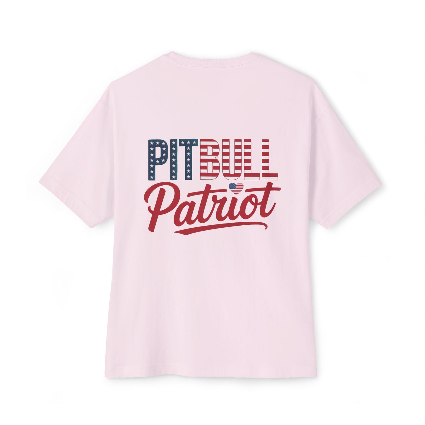 Pitbull Patriot | Bella + Canvas Tee | Double-Sided American Pride Shirt