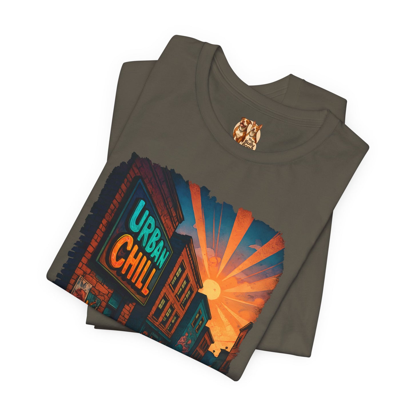 Urban Chill Sunset Pitbull Street Tee – Bella + Canvas 3001