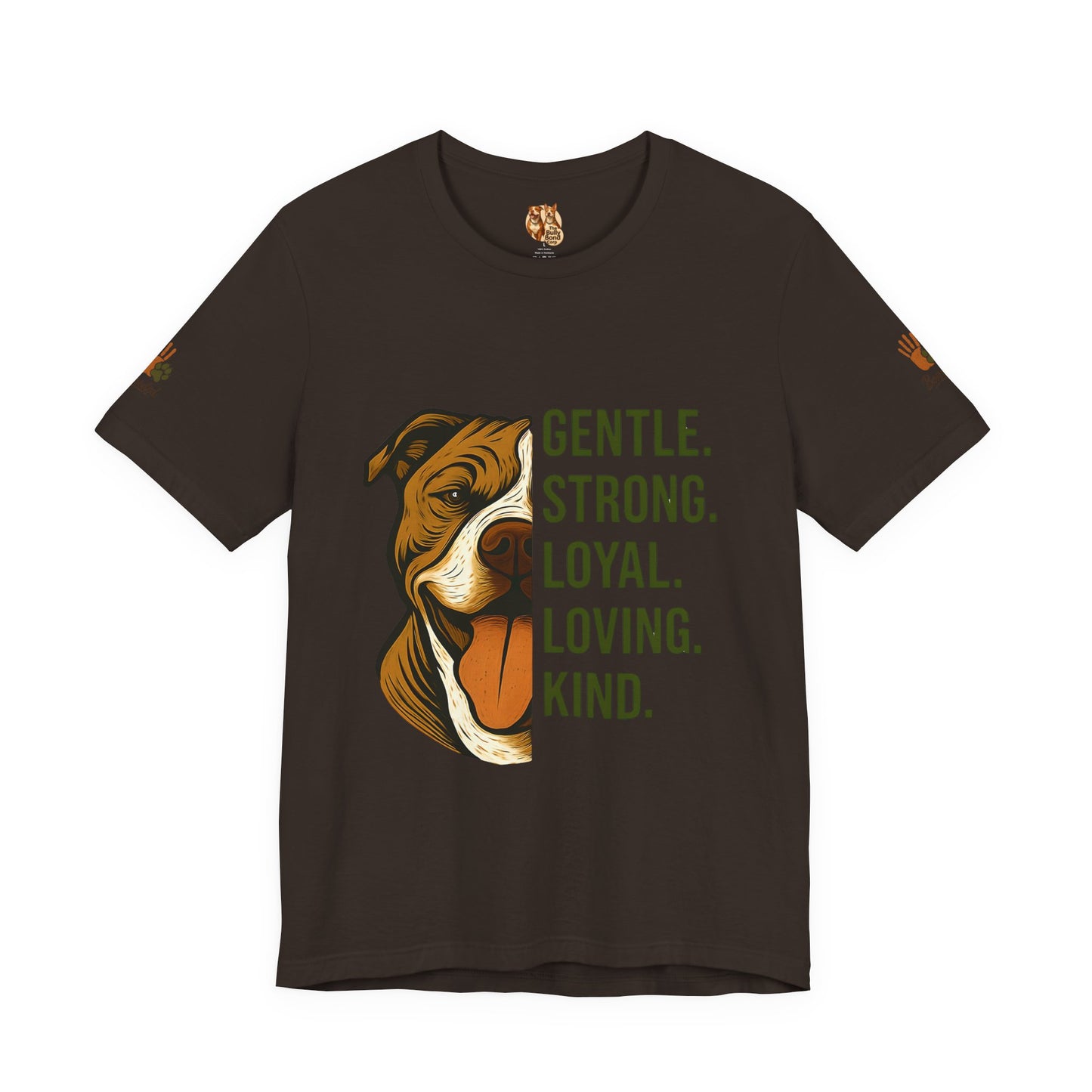 Gentle Strong Loyal Loving Kind – Pitbull Advocacy Unisex T-Shirt | Bella + Canvas 3001