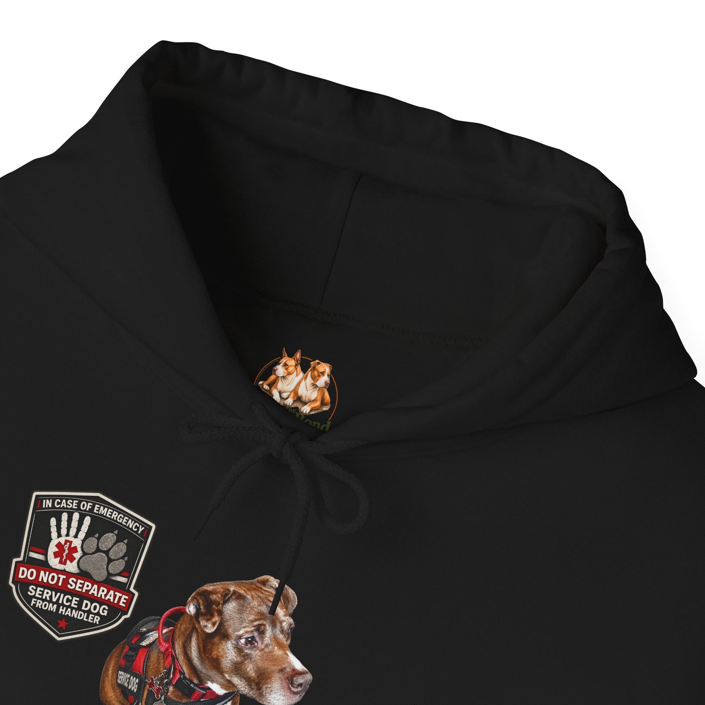Custom Service Dog Tribute Hoodie – More Than a Dog, A Lifeline