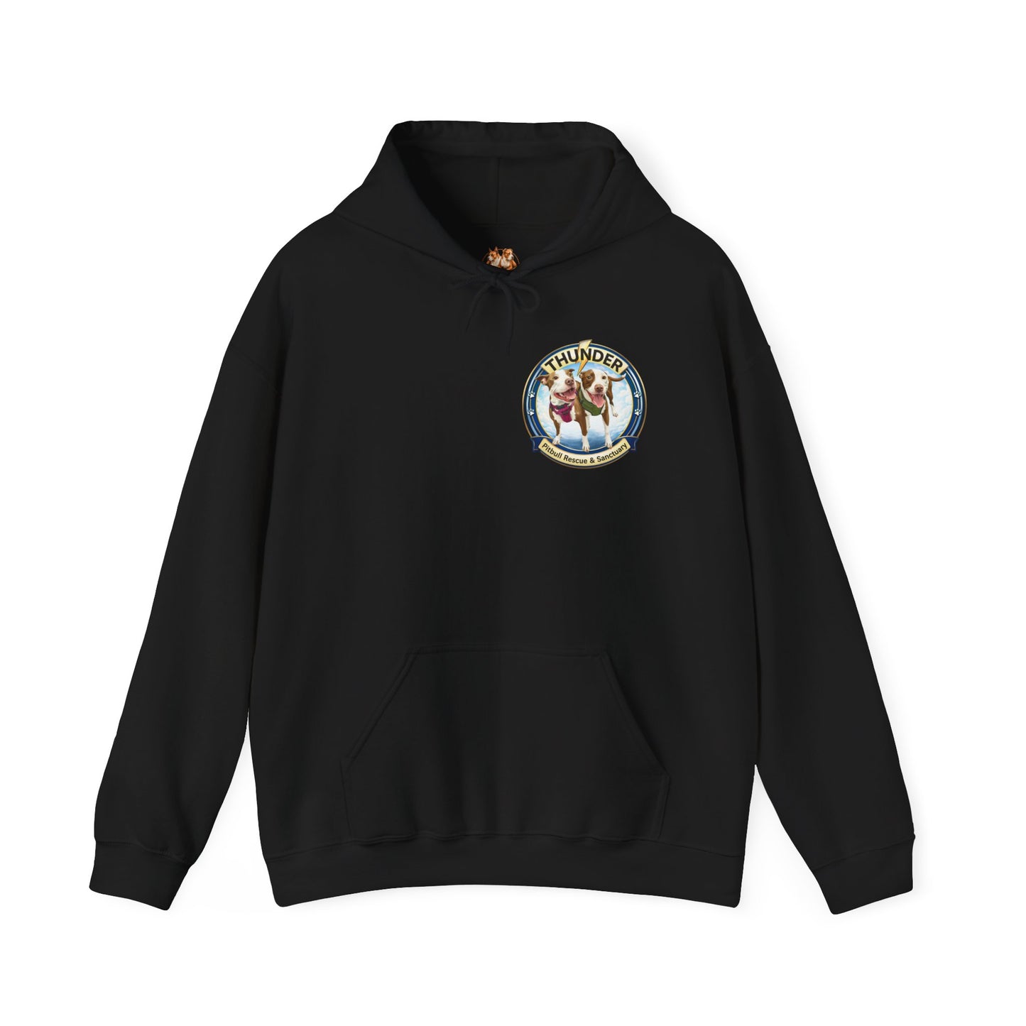 Thunder Pitbull Rescue & Sanctuary Hoodie | Custom Pitbull Apparel | Dog Rescue Hoodie