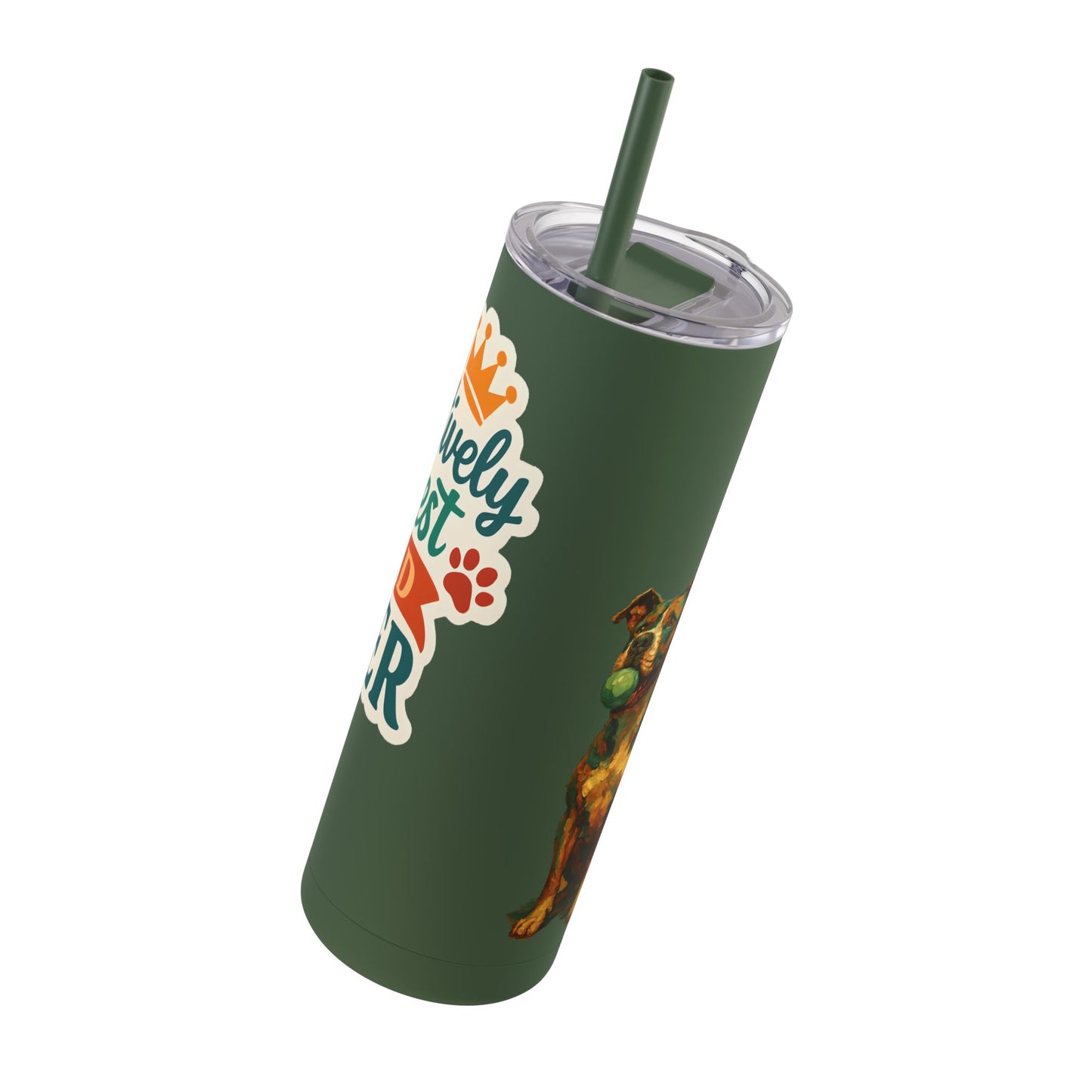 Paw-sitively the Best Dad Ever – 20oz Skinny Tumbler