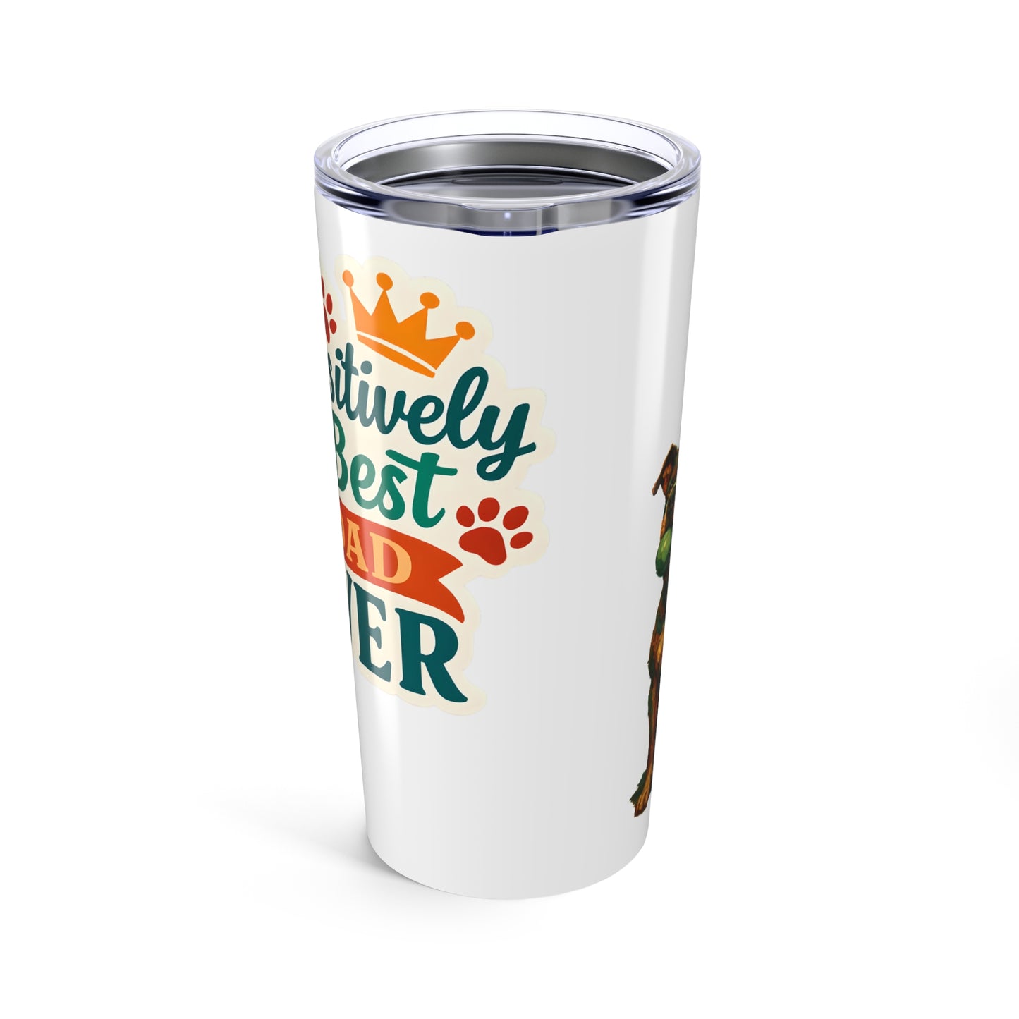 Bully Bond Corp | 20oz Stainless Steel Tumbler – Dog Dad Gift, Vacuum Insulated Drinkware