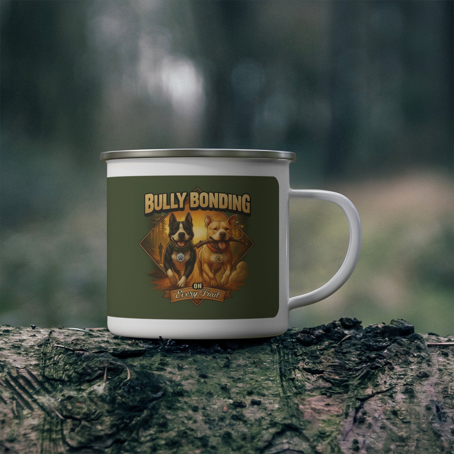 Bully Bonding Trail Mug – Hand & Paw Edition (Front & Back Design)