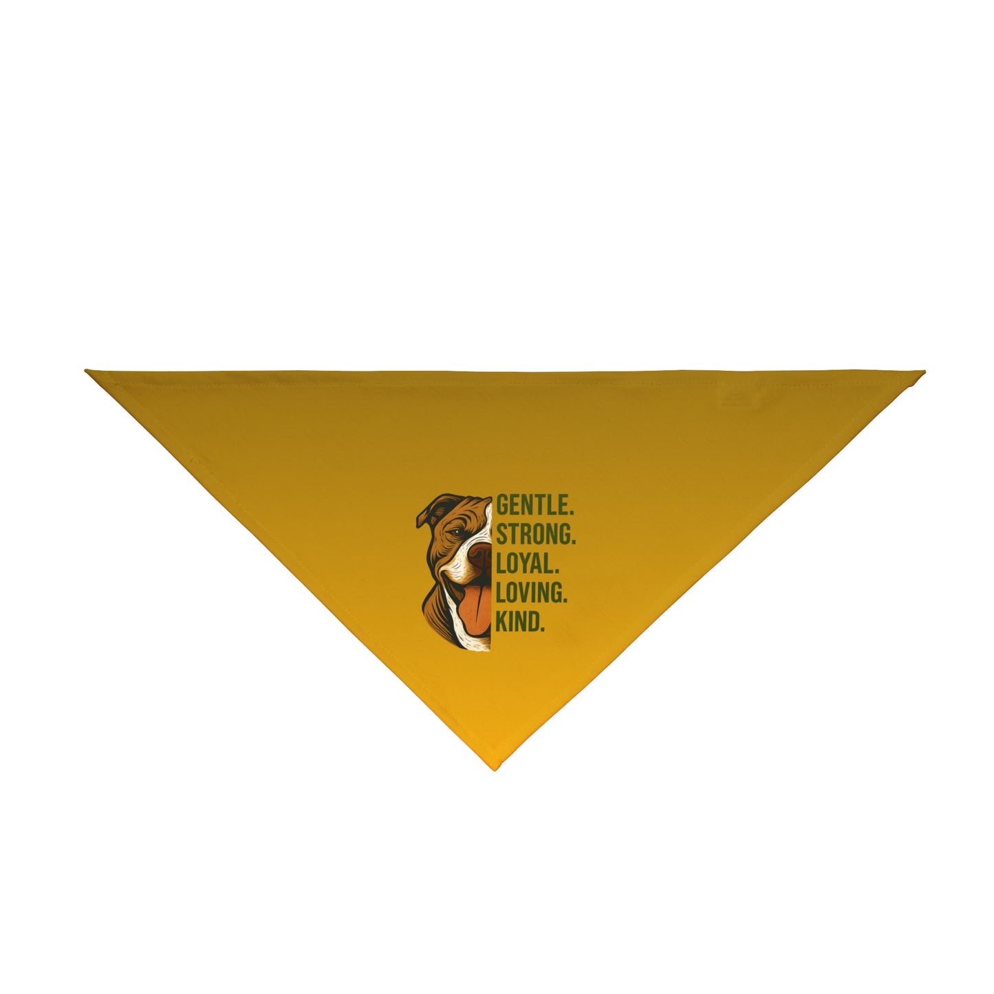 Gentle & Strong Dog Bandana – Loyal by Nature Edition