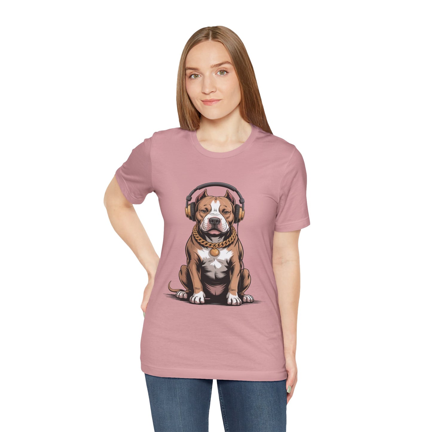 Cruising the Strip Vintage Car & Pitbull Graphic Tee – Bella+Canvas 3001